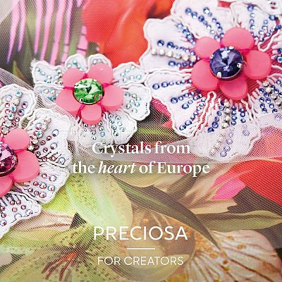 Preciosa® Crystal Hotfix Flatback Stones Y-PRC-HSS6-70030-200-1