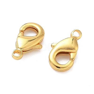 Brass Lobster Claw Clasps KK-H532-17A-G-1