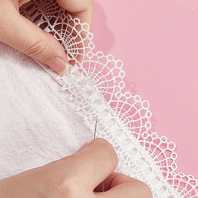 15 Yards Polyester Stitchwork Lace OCOR-GF0002-40A-1