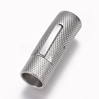 Tarnish Resistant 304 Stainless Steel Bayonet Clasps X-STAS-A035B-8P-1