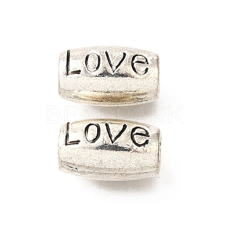 Tibetan Style Alloy European Beads TIBE-L008-27AS-1