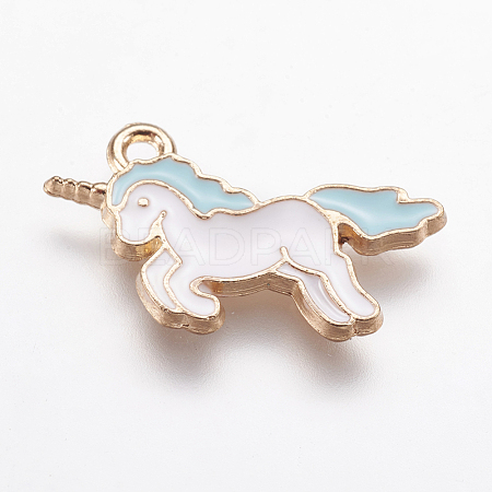 Alloy Enamel Pendants X-ENAM-G124-03E-1