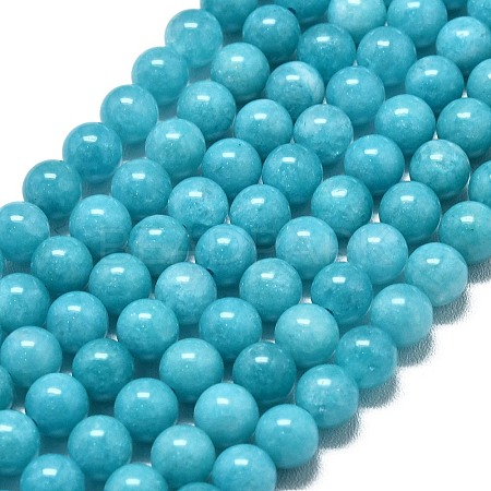 Natural Malaysia Jade Beads Strands G-L645-A01-6mm-24-1