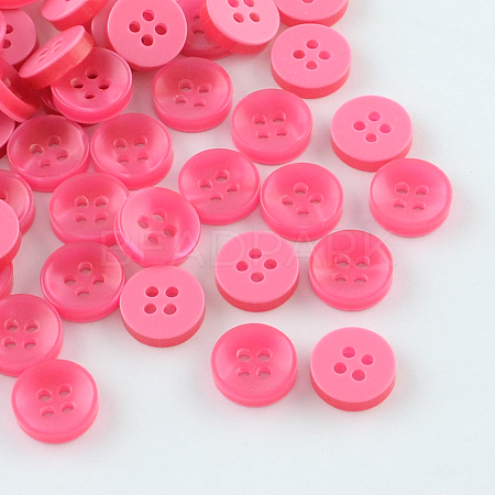 4-Hole Plastic Buttons BUTT-R037-02-1