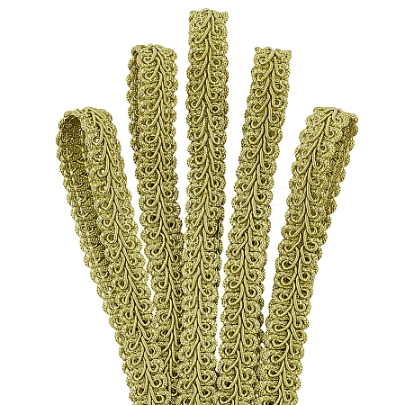Polyester Lace Trim Ribbon OCOR-WH0082-398B-1