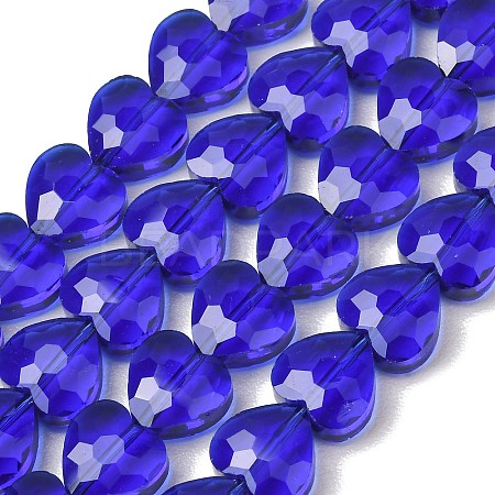 Transparent Glass Beads Strands GL-CBA7A17-03A-10-1