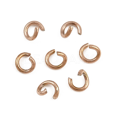 304 Stainless Steel Open Jump Rings STAS-M235-02B-RG-1
