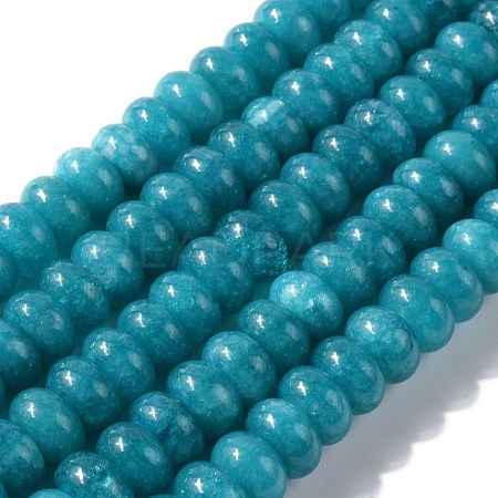 Dyed Natural White Jade Beads Strands G-G107-A08-01-1