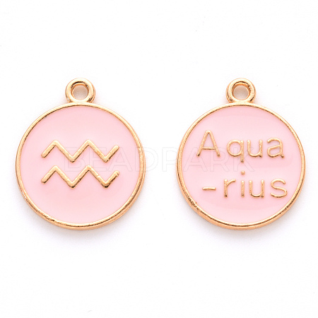Alloy Enamel Pendants ENAM-S124-01A-09J-1