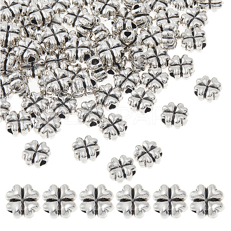100Pcs Tibetan Style Zinc Alloy Beads TIBEB-DC0001-13-1
