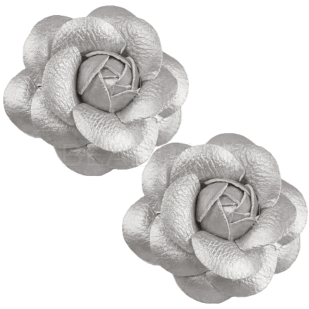 PU Leather Alligator Hair Clips for Girls OHAR-WH20008-18C-1