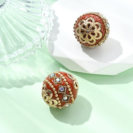 Handmade Indonesia Beads IPDL-YW0001-01F-1
