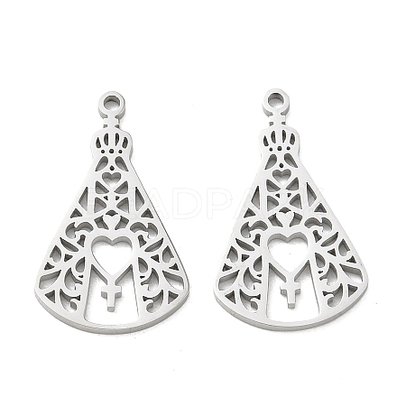 304 Stainless Steel Pendants SA-CBAAC28-31P-1