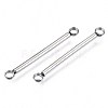 Non-Tarnish 304 Stainless Steel Links Connectors X-STAS-S117-005-2