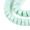 AB Color Plated Opaque Glass Beads Strands GLAA-T026-3x6mm-P04-3