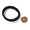 Natural Tiger Eye & Glass Round Beaded Bracelets BJEW-G732-02B-6