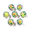 Transparent Acrylic Enamel Beads TACR-G040-01N-3