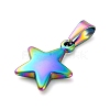 Ion Plating(IP) 304 Stainless Steel Pendants STAS-I135-25M-2