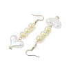 Round & Heart Acrylic Beads Bracelet & Dangle Earring Set SJEW-JS01301-5