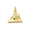 Rack Plating Mountain Brass Pendants KK-Z056-07G-1