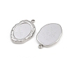 304 Stainless Steel Pendant Cabochon Settings STAS-L303-30P-2