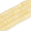Dyed Natural White Jade Beads Strands X-G-T139-59A-15-4