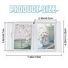 3 Inch PVC Mini Heart Hollow Photocard Holder Book AJEW-WH0038-65P-01-2