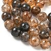 Natural Herkimer Diamond Beads Strands G-Z115-C01-10mm-4