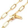 304 Stainless Steel Paperclip Chains Necklace NJEW-JN03593-01-1