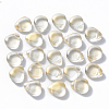 Transparent Spray Painted Glass Beads GLAA-T016-29F-1