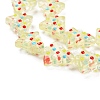 Handmade Bumpy Glass Beads Strands LAMP-F032-08G-3