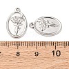 304 Stainless Steel Pendants STAS-I358-12P-04-3