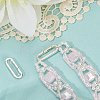 2Pcs 925 Sterling Silver Spring Gate Rings STER-SC0001-60-4
