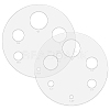 Acrylic Measuring Tool for Doll Craft Eyes TOOL-WH0155-110B-03-1