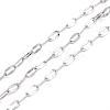 Tarnish Resistant 304 Stainless Steel Cable Chains CHS-D033-01P-1