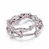 Eco-Friendly Faux Suede Cord Wrap Bracelets BJEW-JB04369-04-1