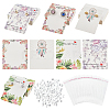 ARRICRAFT 120Pcs 4 Styles Necklace and Earrings Display Cards DIY-AR0002-30-1