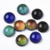 Translucent Glass Cabochons GLAA-T023-03D-1