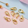 Zinc Alloy Lobster Claw Clasps X-E105-G-NF-6