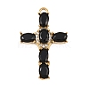 304 Stainless Steel Rhinestone Pendants STAS-P430-02G-01-1