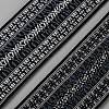 Ethnic Style Polyester Jacquard Ribbons SRIB-WH0011-258A-1