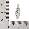 Non-Tarnish 304 Stainless Steel Pendants STAS-S123-03P-06-3
