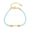 Braided Steel Wire Bracelet Making KK-CBA6056-03F-G-1