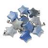Natural Blue Aventurine(Dyed & Heated) Pendants G-B127-12P-14-1