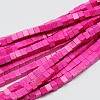 Synthetic Turquoise Beads Strands X-TURQ-G108-4x4mm-05-1