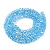 Electroplate Glass Beads Strands EGLA-A044-T4mm-B08-3