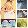 8Pcs 4 Colors Polyester Clothing Patches PATC-PH0001-09-6
