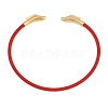 Braided Steel Wire Bangles Making KK-CBA6056-02H-G-1