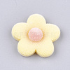 Flocky Resin Cabochons FIND-T046-24A-2