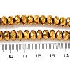 Electroplate Non-magnetic Synthetic Hematite Beads Strands X-G-J160-E-02-3